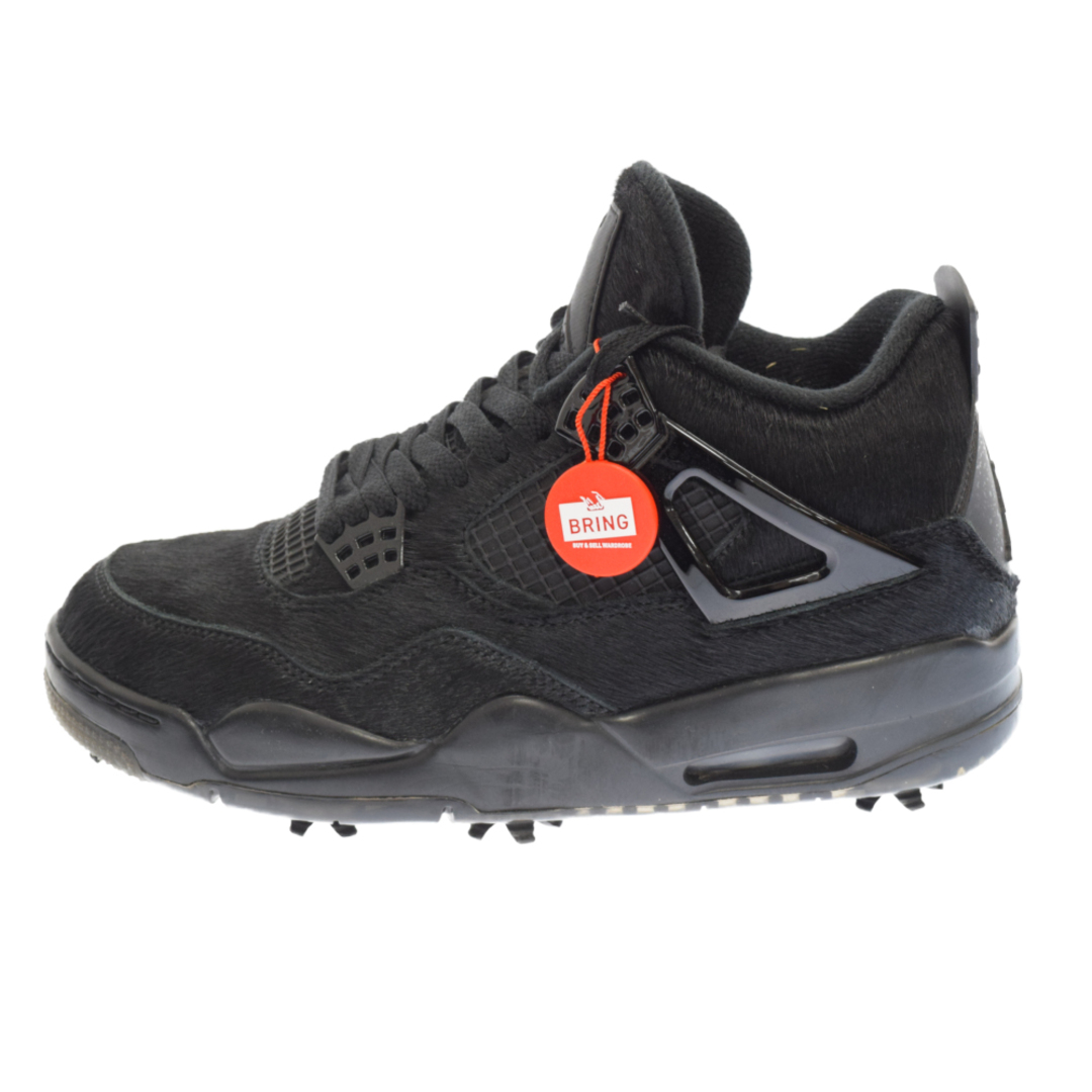 スマホ NIKE ナイキ Air Jordan 4 Golf Black Cat エアジョーダン4