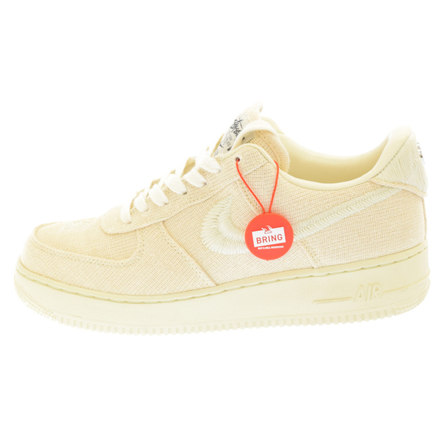 NIKE ナイキ ×STUSSY AIR FORCE 1 LOW FOSSIL CZ9084-200×ステューシー エアフォース1 ローカットスニーカー フォッシル ベージュ US9/27cm