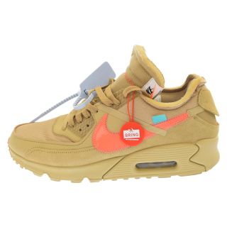 ナイキ(NIKE)のNIKE ナイキ ×OFF-WHITE THE 10 AIR MAX 90 Desert Ore オフホワイト ザテン エアマックス90 ローカットスニーカー デザートオレ US10/28cm AA7293-200(スニーカー)