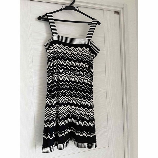 極美品 MISSONI エムミッソーニ サマーニットチュニック ミニワンピ 新