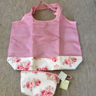 ローラアシュレイ(LAURA ASHLEY)の新品未使用 ローラアシュレイ エコバッグ Ｌサイズ(エコバッグ)