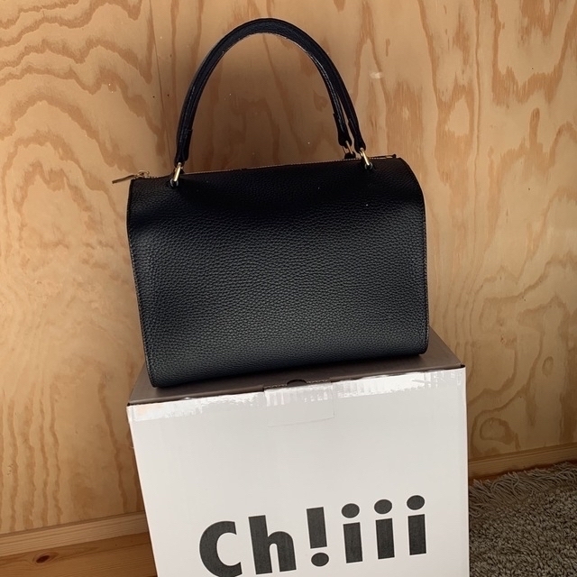 chiiiibag  ボストン　Black ゴールド金具