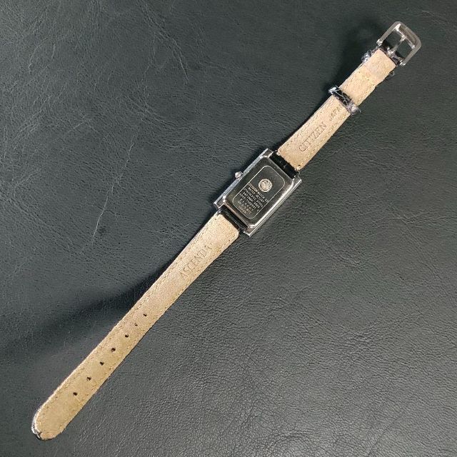 超希少 美品【稼働品】CITIZEN　シチズン　アセンダ　ダイヤベゼル　ホワイト