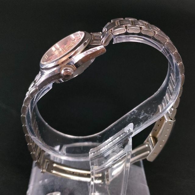 ORIENT(オリエント)の良品【稼働品】ORIENT　オリエントスリースター　NQ1P　ピンク　自動巻き レディースのファッション小物(腕時計)の商品写真