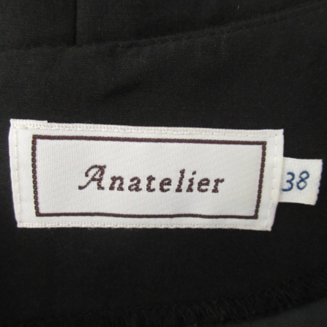 anatelier(アナトリエ)のアナトリエ ワンピース ひざ丈 半袖 Vネック ウエストリボン 無地 シルク レディースのワンピース(ひざ丈ワンピース)の商品写真