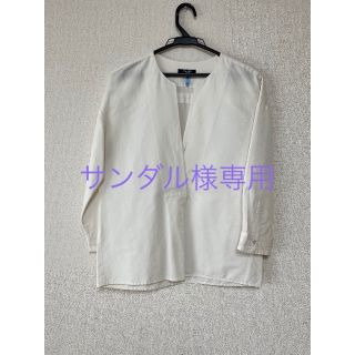 バーニーズニューヨーク(BARNEYS NEW YORK)の⭐︎サンダル様専用⭐︎【バーニーズ・ニューヨーク】　ブラウス　七分丈(シャツ/ブラウス(長袖/七分))