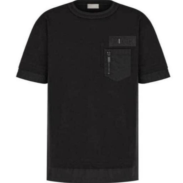 DIOR and sacai ドッキング Tシャツ L コラボ ディオール | targetads