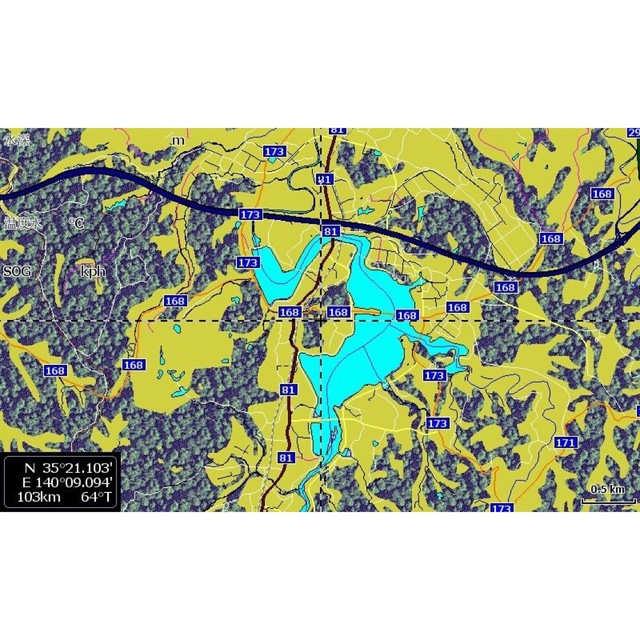 その他ローランスGPS魚探専用全国湖沼図＆国土地理院湖沼調査図