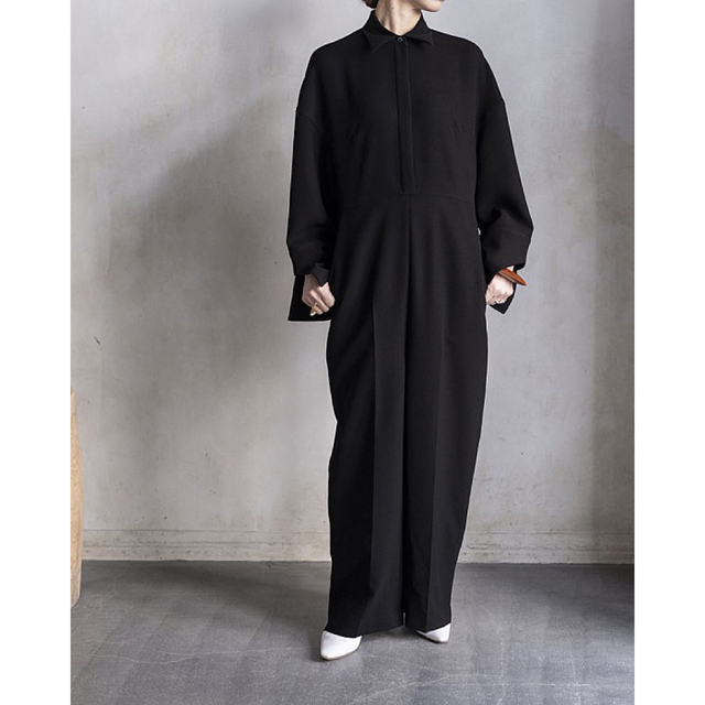 ENFOLD - ENFOLD SKIPPER ALL-IN-ONE ブラック オールインワンの ENFOLD - ENFOLD SKIPPER ALL-IN-ONE ブラック オールインワンの
