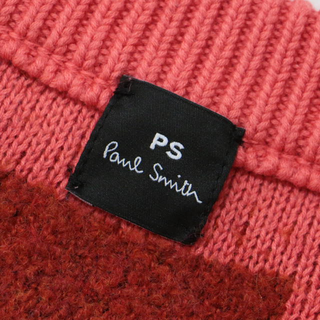 【美品】PS Paul Smith マルチカラー　ブロック　ニット　Lサイズポールスミス商品一覧