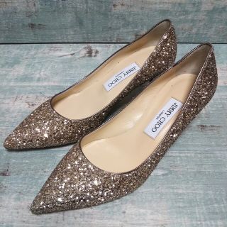 ジミーチュウ(JIMMY CHOO)の試着のみ  JIMMY CHOO  37  グリッターパンプス(ハイヒール/パンプス)