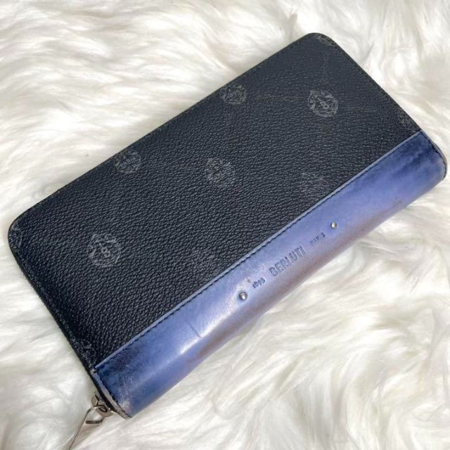 人気沸騰】 Berluti - 良品 ベルルッティ 長財布 イタウバ ラウンド