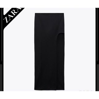 ザラ(ZARA)のサイドスリット入りミディスカート(ロングスカート)