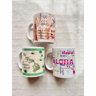 ペア マグカップ ハワイお土産　バルセロナ Mug 計3点 直接お渡し(グラス/カップ)