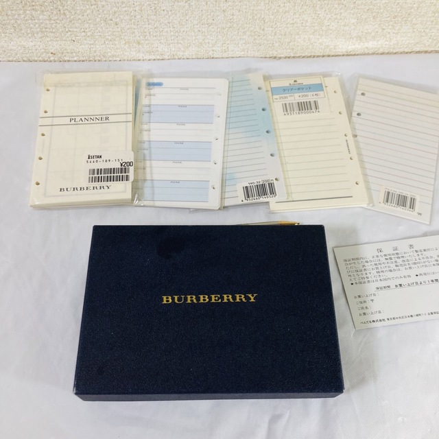BURBERRY(バーバリー)のBURBERRY バーバリー　リベラシリーズ　システム手帳　ミニシャーペン付 メンズのファッション小物(手帳)の商品写真
