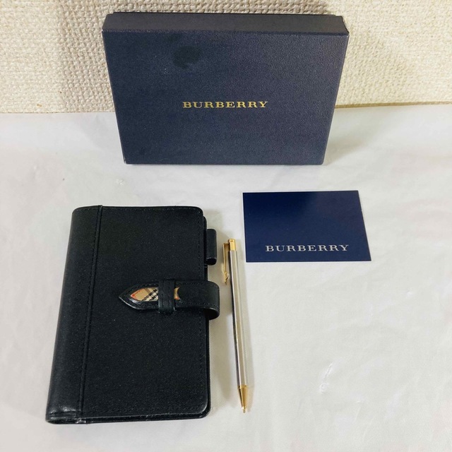 BURBERRY(バーバリー)のBURBERRY バーバリー　リベラシリーズ　システム手帳　ミニシャーペン付 メンズのファッション小物(手帳)の商品写真