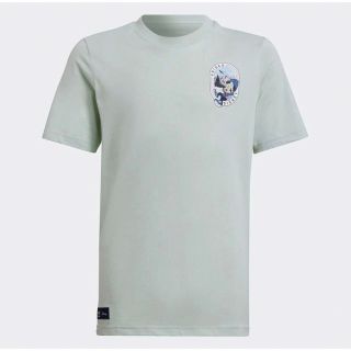 アディダス(adidas)の【新品】adidas ディズニー ミッキー&フレンズ Tシャツ  グリーン130(Tシャツ/カットソー)