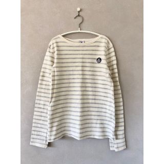 プチバトー(PETIT BATEAU)のプティバトー　長袖ボーダーカットソー　152 12歳　(Tシャツ/カットソー)