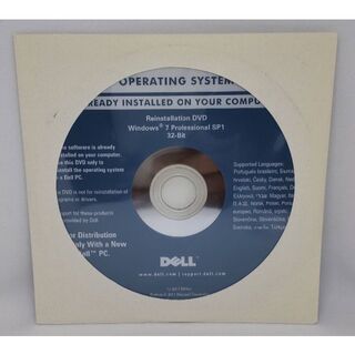 DELL Windows7 Pro 32Bit リカバリ＆初期化DVD(PC周辺機器)