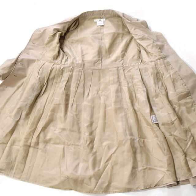 Reneルネ□美品 カメリアボタンスプリングコート ベージュ 38/M~L
