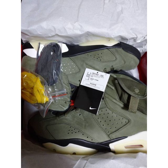 NIKE AIR JORDAN6 Travis Scott 28.0センチの通販 by du【早いもの勝ち】's shop｜ラクマ