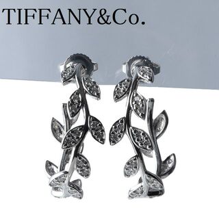Tiffany & Co. - ティファニー ダイヤ ピアス オリーブリーフ フープ