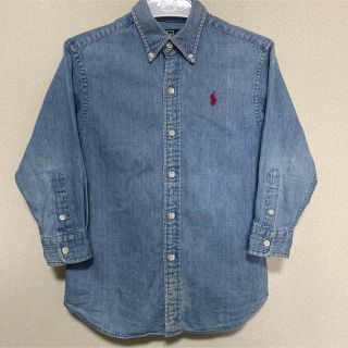 ラルフローレン(Ralph Lauren)のラルフローレン　キッズ　デニムシャツ　ボタンダウンシャツ(ブラウス)