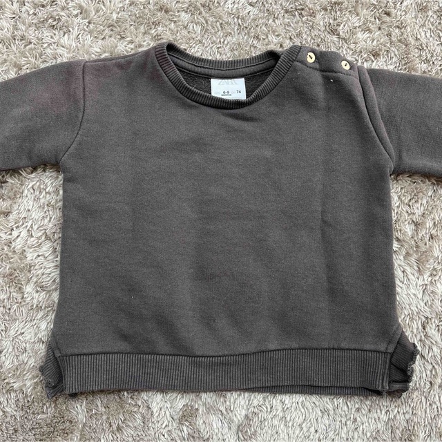 ZARA KIDS(ザラキッズ)のZARA KIDS ザラキッズ スウェット 74cm 6-9months キッズ/ベビー/マタニティのベビー服(~85cm)(トレーナー)の商品写真