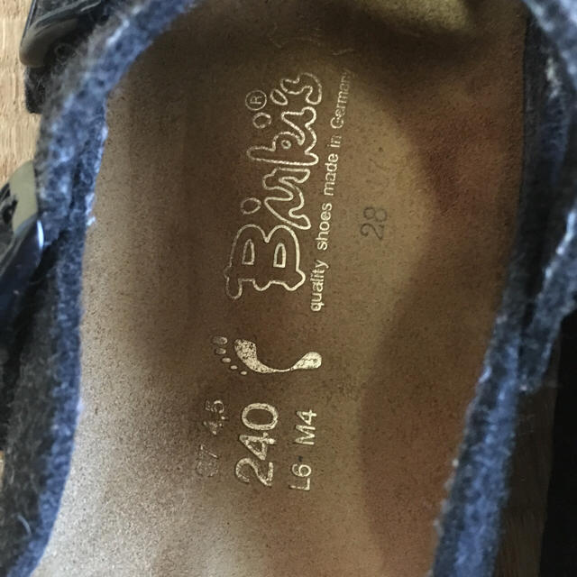 BIRKENSTOCK(ビルケンシュトック)のビルケンシュトック BIRKENSTOCK ローリーブラック フェルト地 37 レディースの靴/シューズ(スリッポン/モカシン)の商品写真