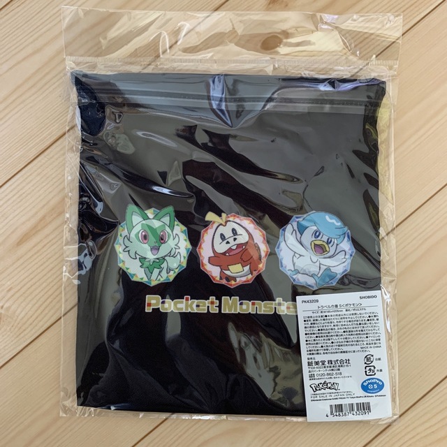 新品　ポケモン　スカーレット　バイオレット　トラベル巾着　S エンタメ/ホビーのアニメグッズ(その他)の商品写真