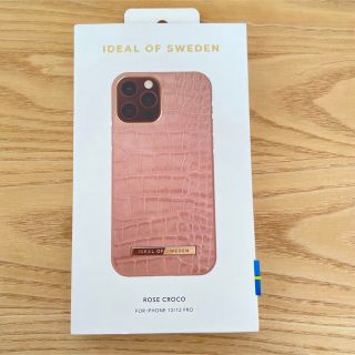 新品未使用★難あり★ideal of sweden★クロコ調　スマホケース(iPhoneケース)