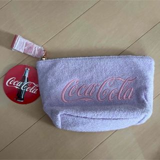 コカコーラ(コカ・コーラ)のCoca Cola コカコーラ　正規品　レディースソックス5足　ポーチ　セット(ノベルティグッズ)