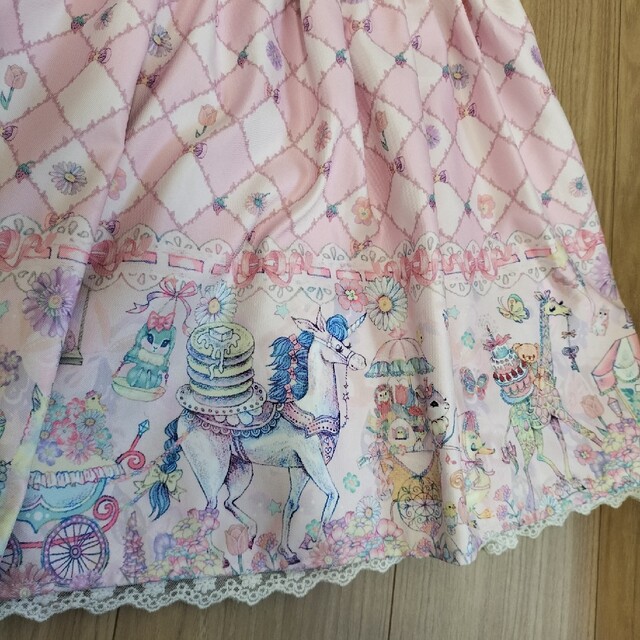 しまむら(シマムラ)の120cm　ジャンパースカート キッズ/ベビー/マタニティのキッズ服女の子用(90cm~)(ワンピース)の商品写真