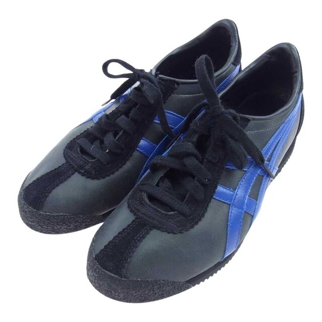 Onitsuka Tiger(オニツカタイガー)のONITSUKA TIGER オニツカタイガー スニーカー THL918 ローカット スニーカー ブラック系 ブルー系 26.0cm【中古】 メンズの靴/シューズ(スニーカー)の商品写真