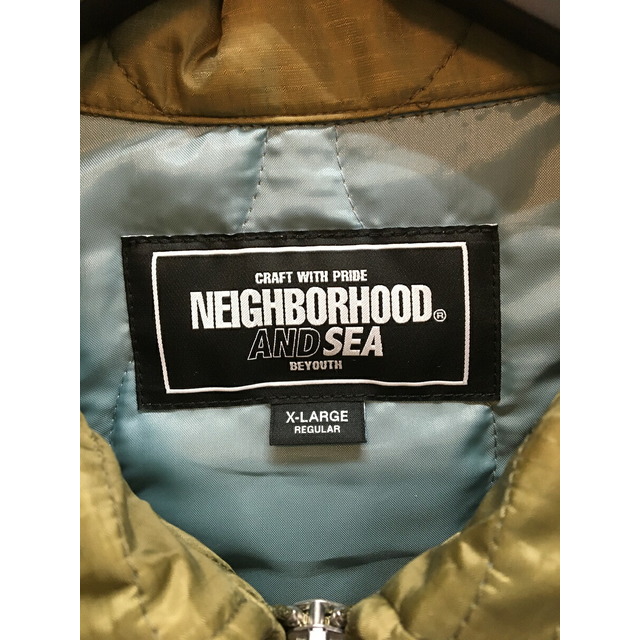 NEIGHBORHOOD × WIND AND SEA Quilt SOUVENIR JACKET 23ss ネイバーフッド ウィンダンシー  キルティング スーベニアジャケット 231TSWSN-JKM01S【中古】【004】【岩】