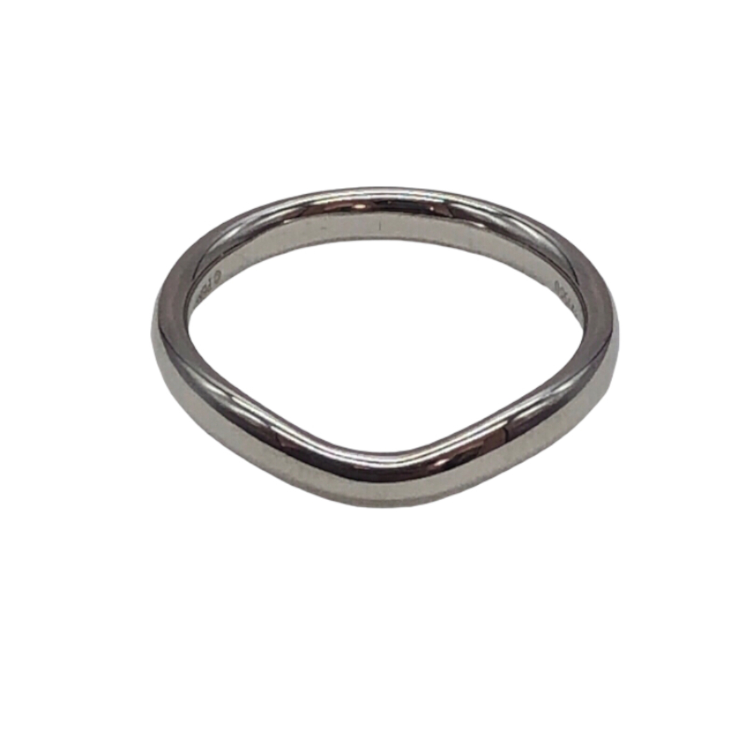 ティファニー TIFFANY&CO カーブド バンドリング Pt950【中古