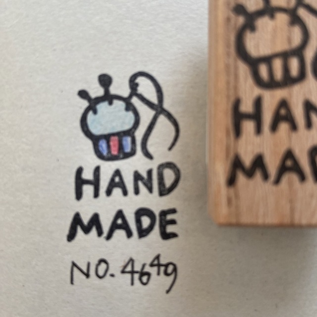 スタンプ　No. 4649 handmade ピンクッション ハンドメイドの文具/ステーショナリー(はんこ)の商品写真