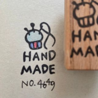 スタンプ　No. 4649 handmade ピンクッション(はんこ)