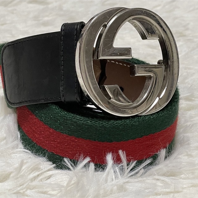 美品✨ GUCCI インターロッキング G シェリーライン ベルト いい