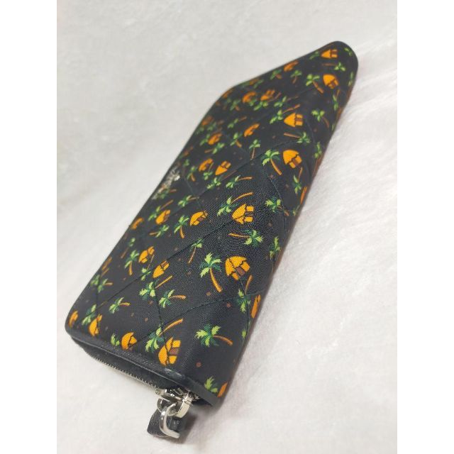 PRADA(プラダ) ラウンドファスナー長財布 ヤシの木 TK014