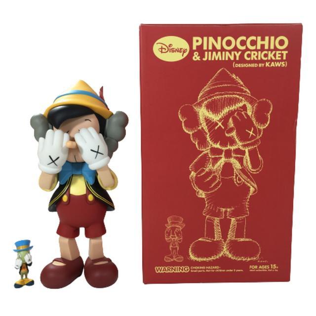 KAWS PINOCCHIO & JIMINY CRICKET ピノキオ OriginalFake MEDICOM TOY カウズ ※実寸サイズはピノキオのサイズになります