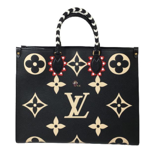 【本物保証】 布袋付 超美品 ルイヴィトン LOUIS VUITTON モノグラム アンプラント ジャイアント オンザゴーGM 2WAYトートバッグ M44925