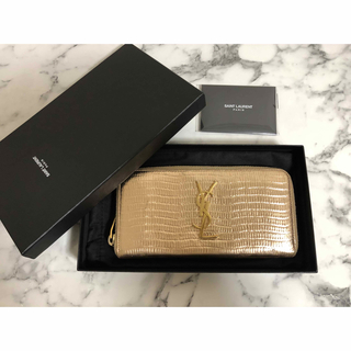 サンローラン(Saint Laurent)の正規品　サンローラン ラウンドファスナー 長財布(財布)