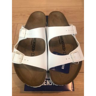 ビルケンシュトック(BIRKENSTOCK)の国内正規品 ビルケンシュトック ネバダ Nevada 41  26.5センチ 白(サンダル)