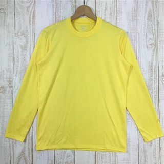 パタゴニア(patagonia)のMENs XS  パタゴニア キャプリーン シルクウェイト クルー スペシャル Capilene Silkweight Crew SP アメリカ製 ロングスリーブ Tシャツ ベースレイヤー ユニフォーム専用モデル 入手困難 PATAGONIA 11010 イエロー系(その他)