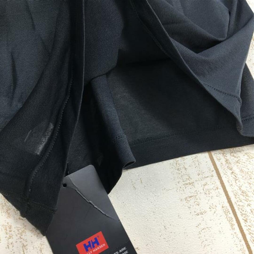 HELLY HANSEN(ヘリーハンセン)のMENs S  ヘリーハンセン インナーボーダー Vネック ロングスリーブ Tシャツ ベースレイヤー HELLY HANSEN HY99816 CA カーボニウム チャコール系 メンズのメンズ その他(その他)の商品写真