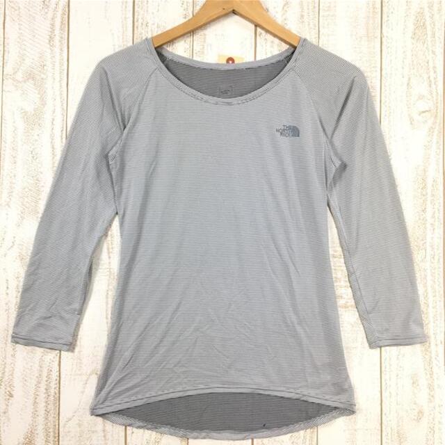 THE NORTH FACE(ザノースフェイス)のWOMENs L  ノースフェイス ロングスリーブ ドライ クルー L/S DRY Crew Tシャツ ベースレイヤー NORTH FACE NUW11521 グレー系 レディースのファッション小物(その他)の商品写真