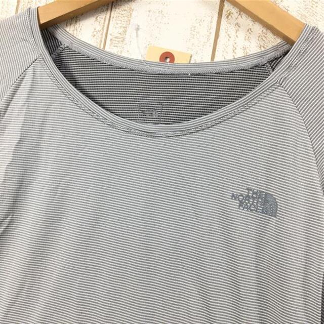 THE NORTH FACE(ザノースフェイス)のWOMENs L  ノースフェイス ロングスリーブ ドライ クルー L/S DRY Crew Tシャツ ベースレイヤー NORTH FACE NUW11521 グレー系 レディースのファッション小物(その他)の商品写真