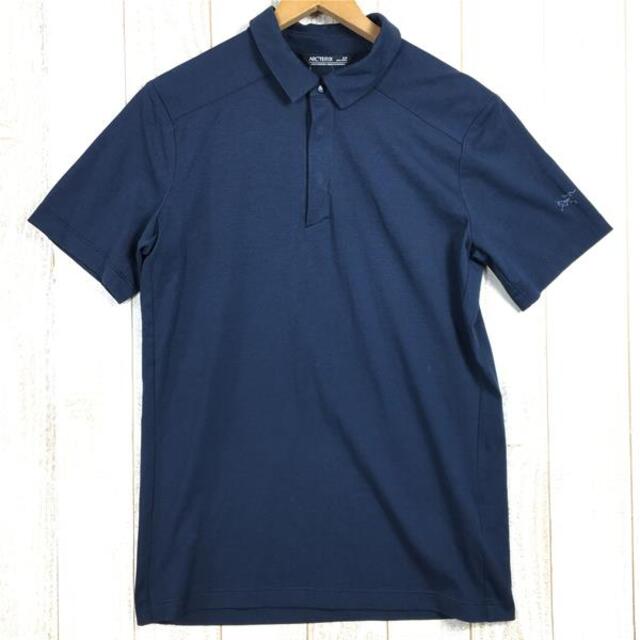 MENs S  アークテリクス エリス ポロシャツ Eris Polo ARCTERYX 25216 ネイビー系