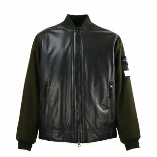 ストーンアイランド(STONE ISLAND)の【BLACK/OLIVE】ストーンアイランド スタジャン (スタジャン)